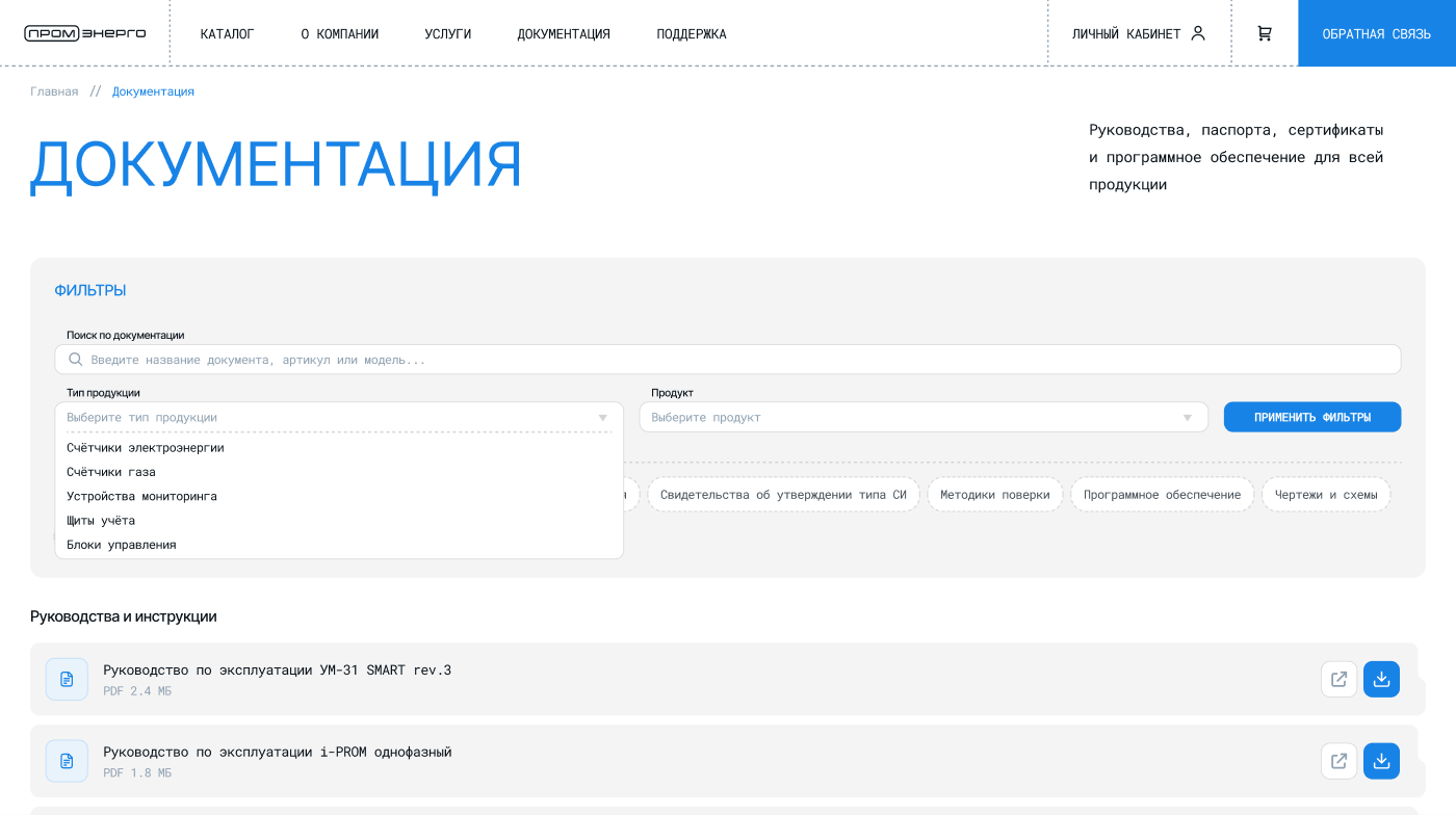 Документация